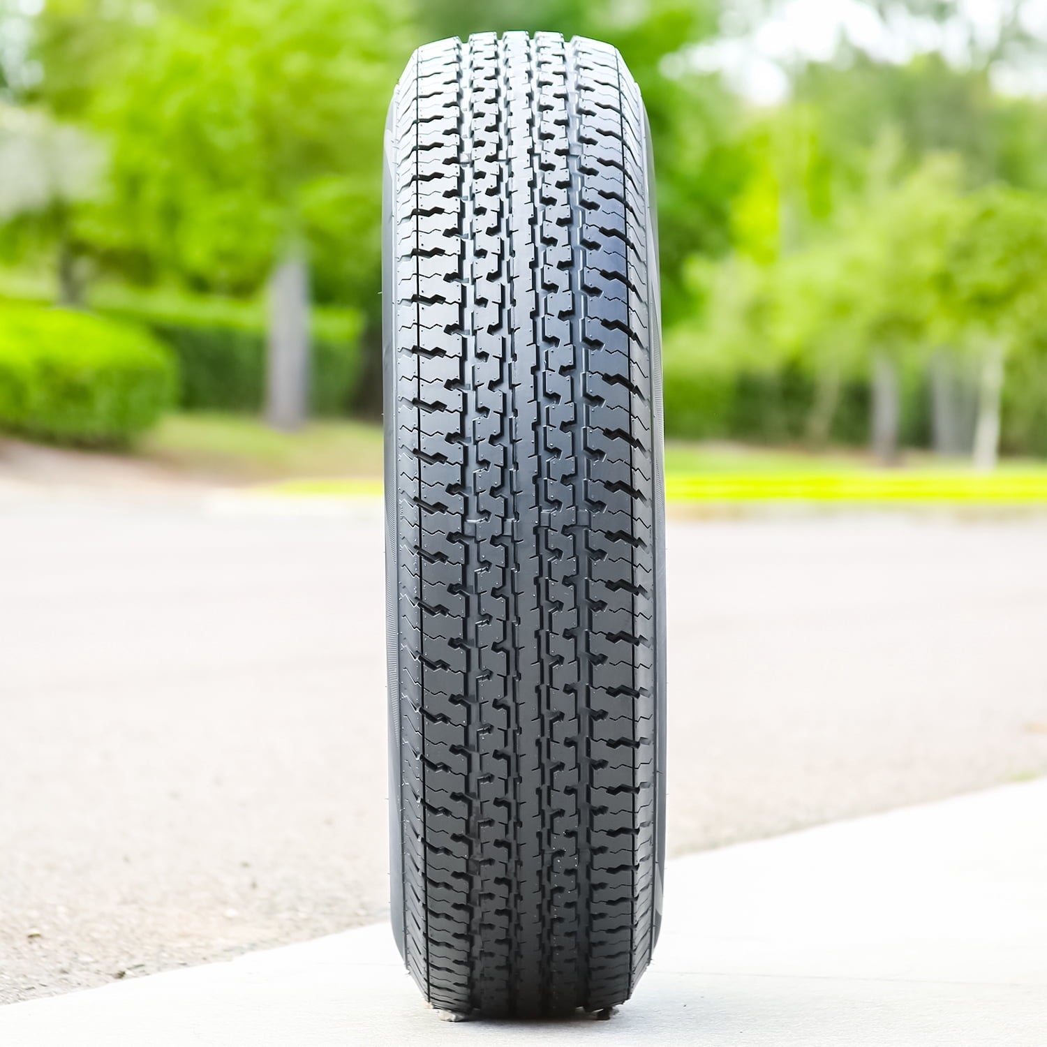 Set of 4 Transeagle ST Radial II Steel Belted ST225/75R15 225/75R15 117/112L E 10 Ply Trailer Tires