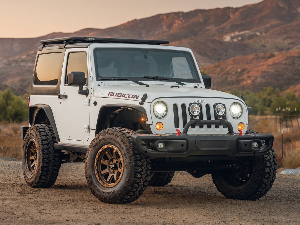 RockTrix RT116 17 inch Wheel Compatible with Jeep Wrangler JK JL 17x9 5x5 Wheels (-12mm Offset, 4.5in Backspace) 5x5 PCD, 71.5mm Bore, Gunmetal Gray Wheels, Also fits Gladiator JT Rims