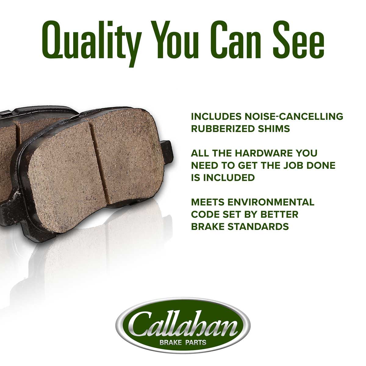 Callahan Brake Parts Brake Kit for Jeep Liberty 2003-2007 Front and Rear Replacement Brake Rotors with Ceramic Brake Pads and Brake Calipers EBYK027586