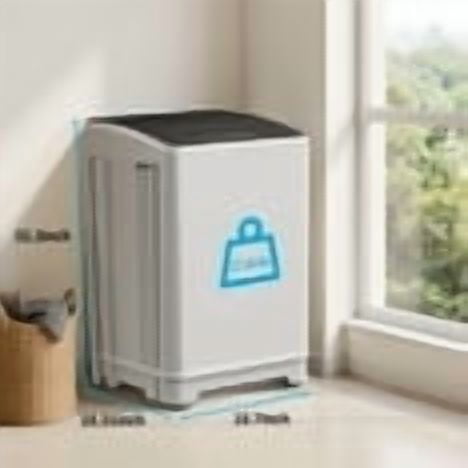 TABU Washer and Dryer Set, 19LBS Fully Automatic Washing Machine & 10LBS Clothes Dryer (White&White)