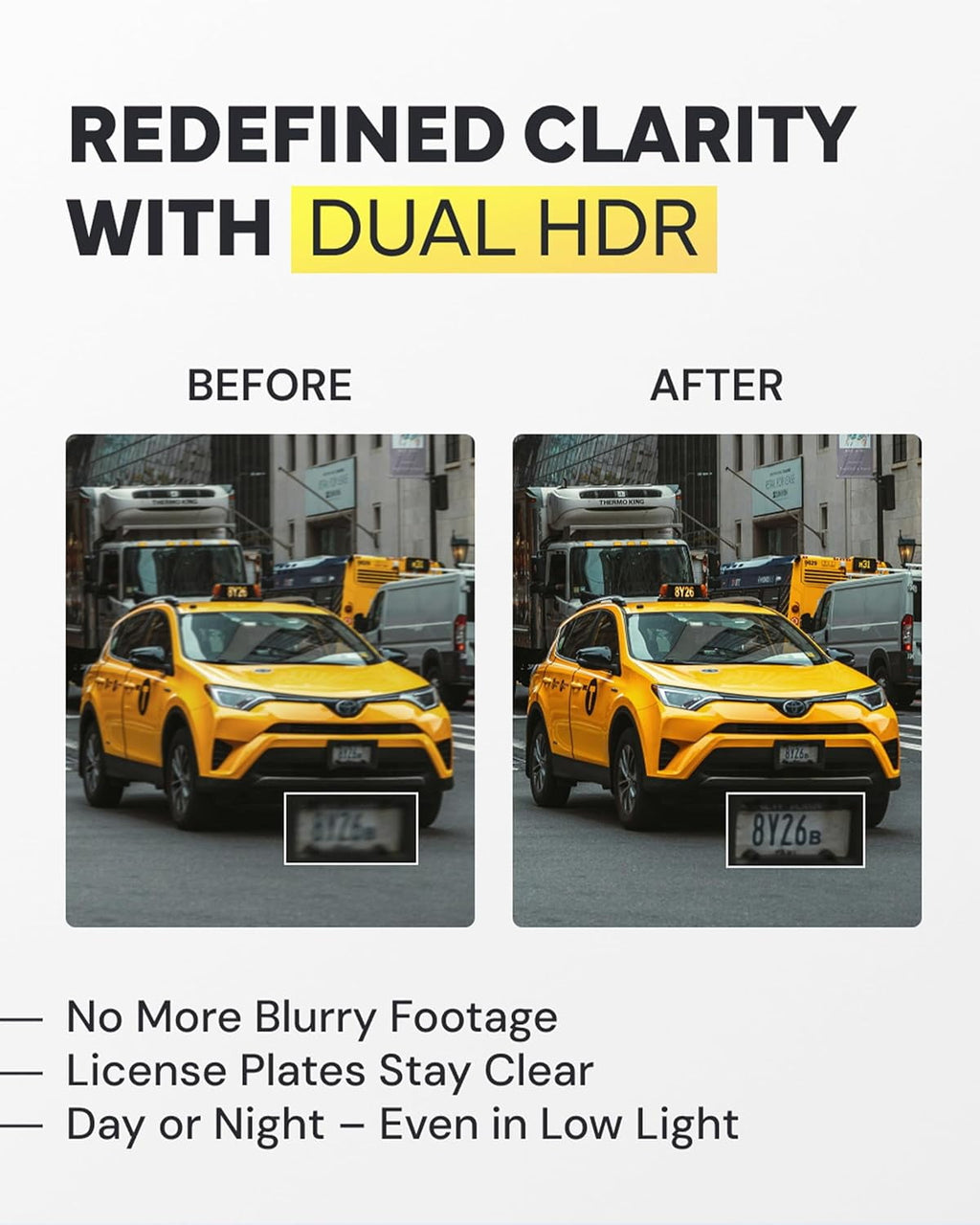 BlackVue Elite 8-2CH Dash Cam – Dual 2K QHD Front & Rear with STARVIS 2, Dual HDR (64GB)