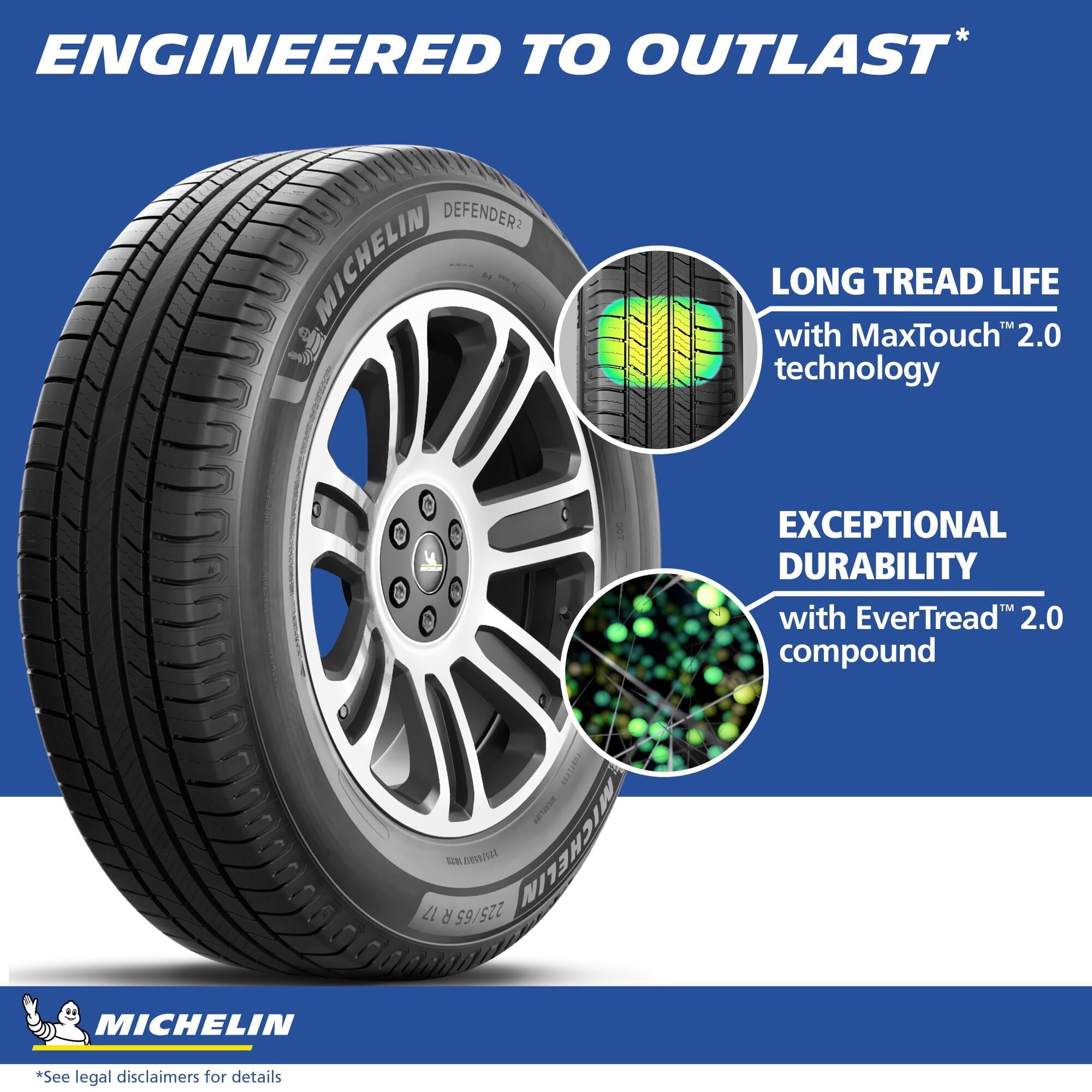 Michelin Defender 2 All Season 235/60R18 107H XL Passenger Tire