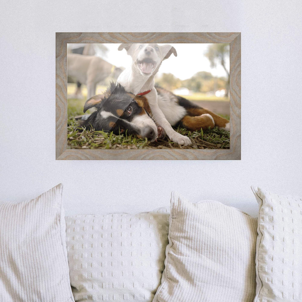 40x28 Bronze Brown Real Wood Picture Frame Width 1.25 inches | Interior Frame Depth 0.75 inches |