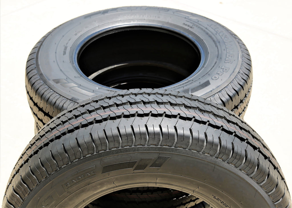 Set of 4 GT Radial Maxmiler Pro 235/65R16 121/119R E 10 Ply Van Commercial Tires