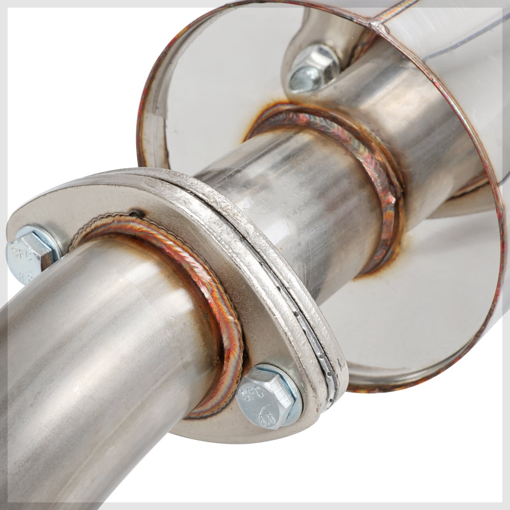DNA Motoring For 00-04 Ford Focus ZX3 ZX5 Cat-Back Exhaust Muffler w/4.5 Titanium Style Tip