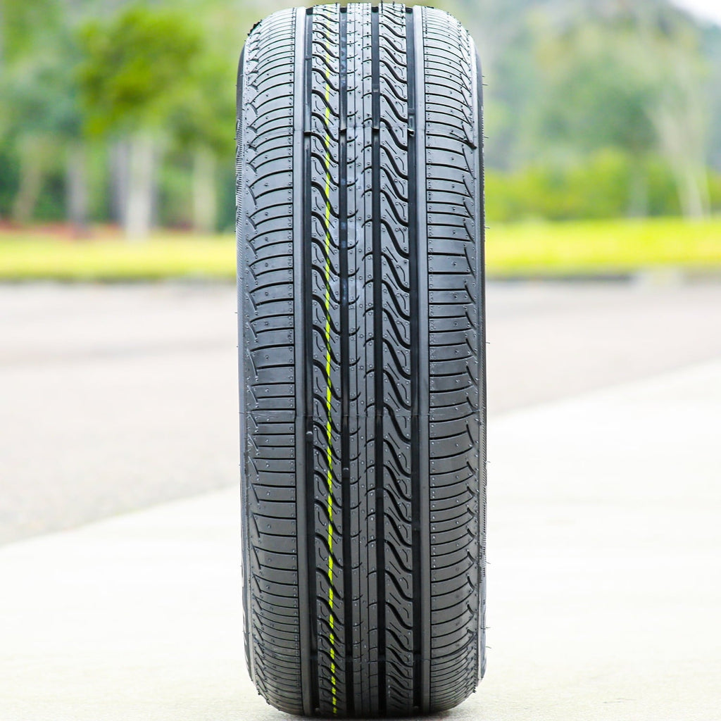 Set of 4 (FOUR) Accelera Eco Plush 185/60R15 84H A/S All Season Tires Fits: 2011-19 Ford Fiesta SE, 2001-02 Dodge Neon ACR