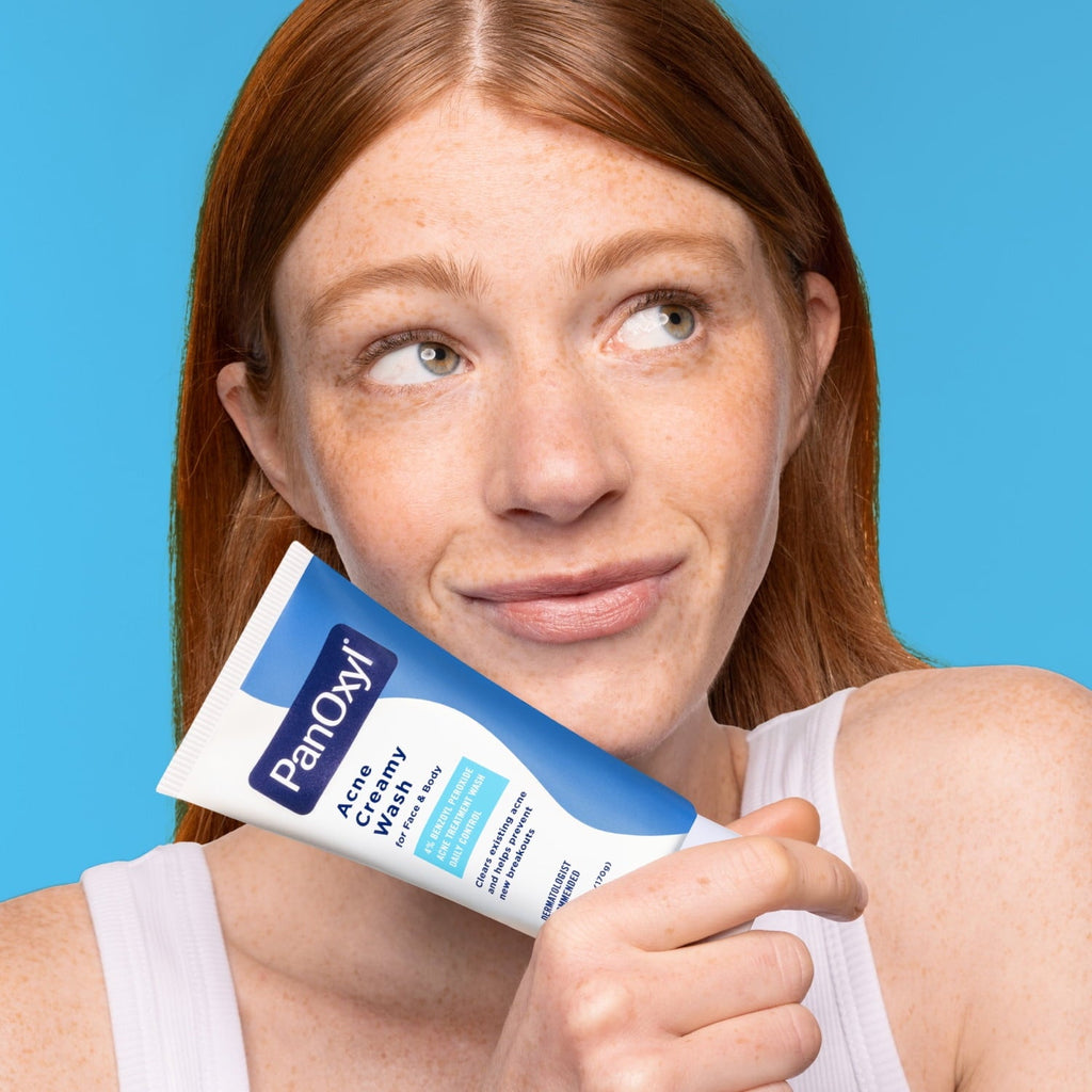 PanOxyl 4% Benzoyl Peroxide Acne Creamy Wash, Clear Acne, 6.0 Oz