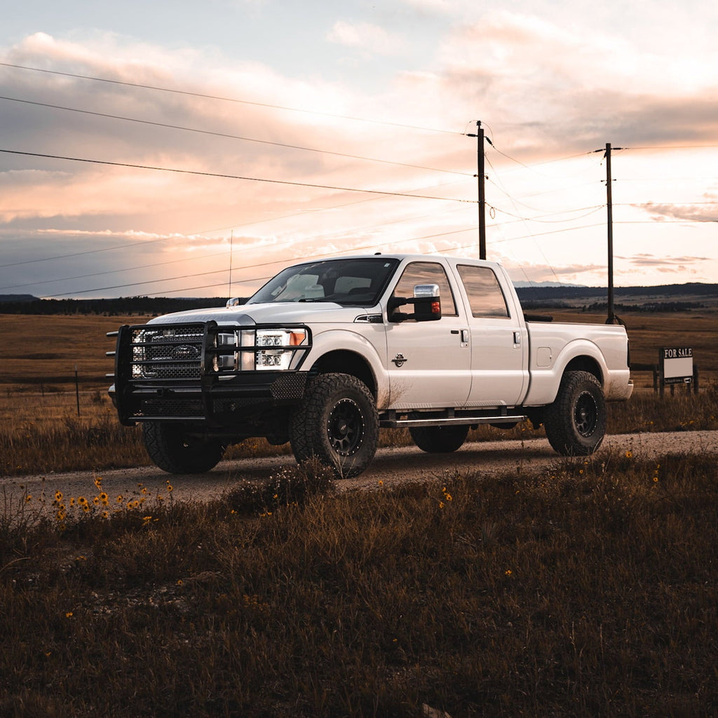 RockTrix RT111 18 inch Wheel 8x170 Compatible with Ford 1999+ F250 F350, 18x9 (-12 Offset, 4.5 Backspace), Black, Also fits 2000-2005 Excursion F-250 F-350 Super Duty