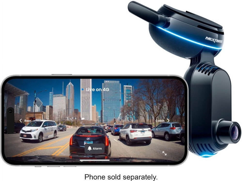 Nextbase iQ 4K Smart Dash Cam NBIQ4KUS Black with Wi-Fi and GPS