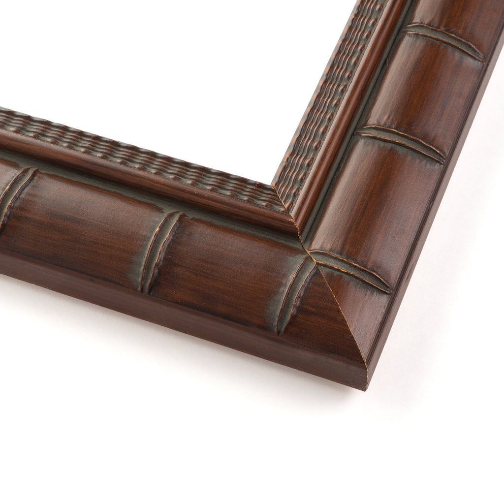 40x28 Bronze Brown Real Wood Picture Frame Width 1.25 inches | Interior Frame Depth 0.75 inches |