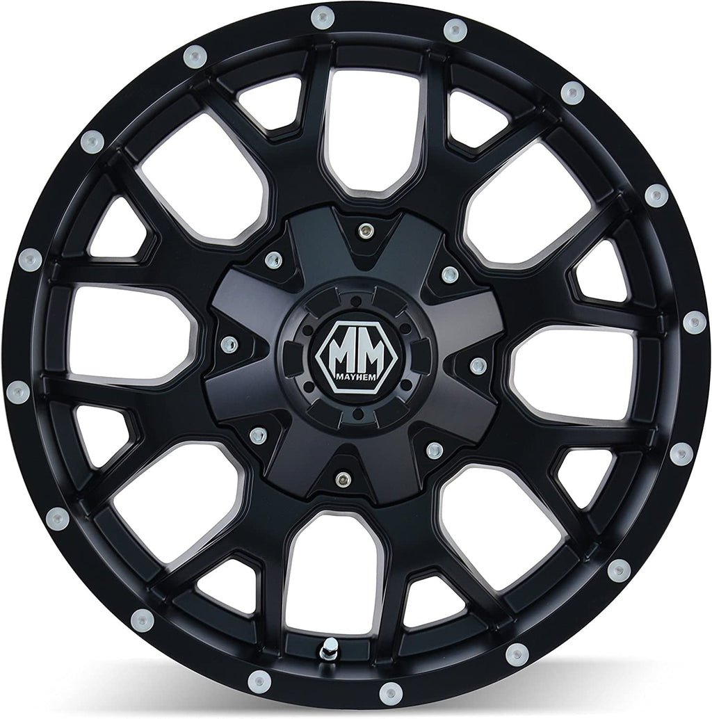 Mayhem Warrior-8015 18X9 6X135/6X139.7 -12Et 106Cb Matte Black