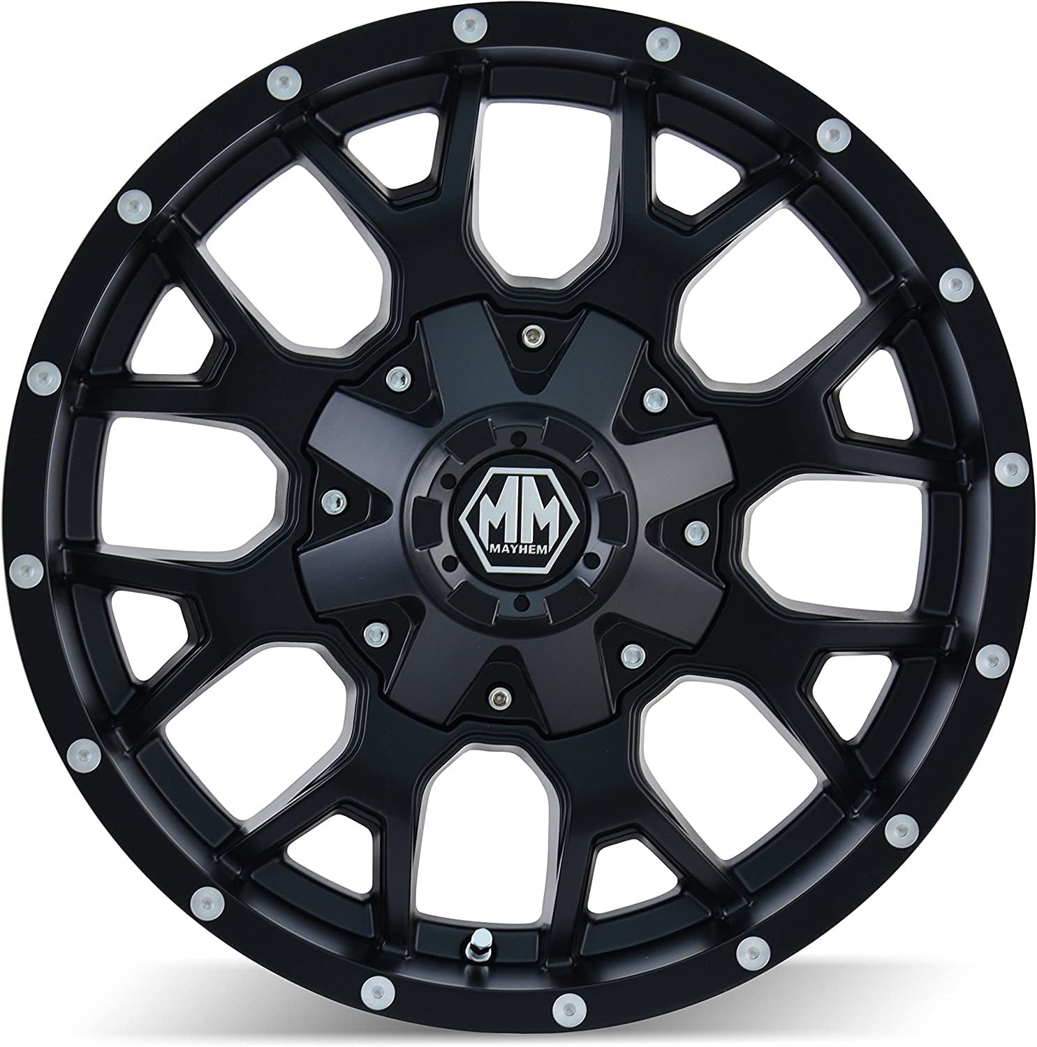 Mayhem Warrior-8015 18X9 6X135/6X139.7 -12Et 106Cb Matte Black