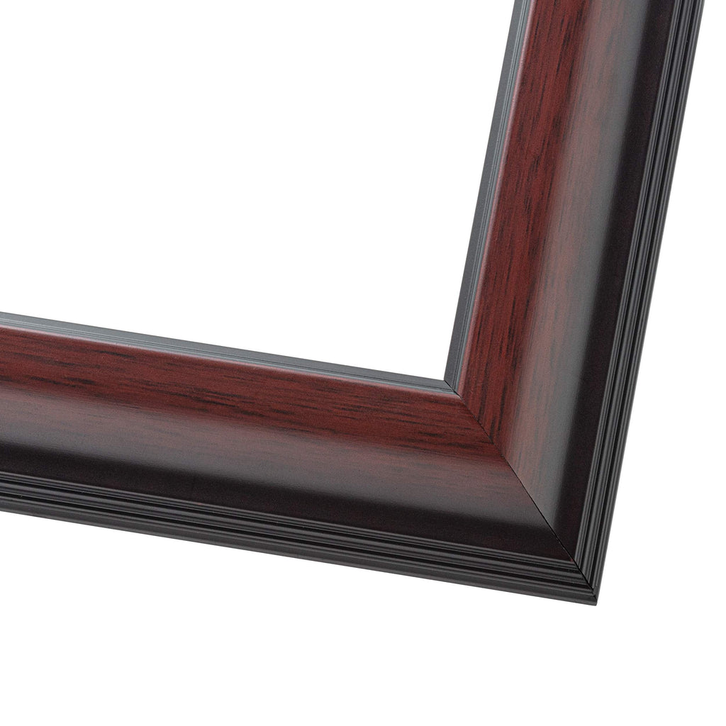 40x28 Bronze Brown Real Wood Picture Frame Width 1.25 inches | Interior Frame Depth 0.75 inches |