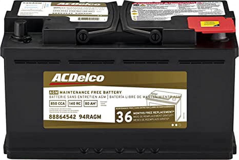 ACDelco 94RAGM BCI Group 94R AGM Automotive Battery