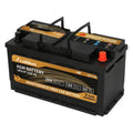 Anlibatt Platinum AGM Group 49 Battery, 12 Volt Rechargeable Automotive Batteries for Car, H8 900CCA 95Ah 160RC