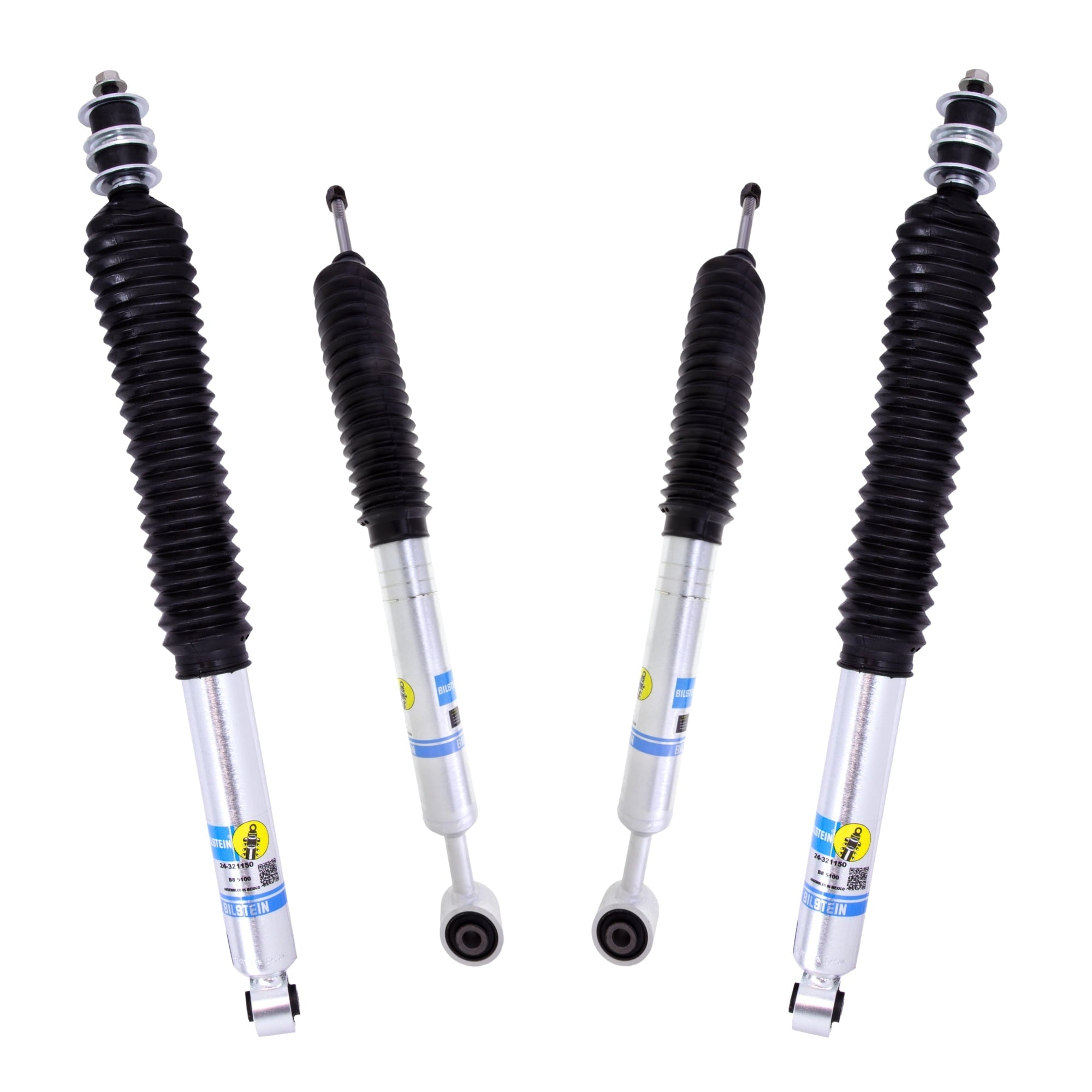 Bilstein Set of Front and Rear B8 5100 Series Shocks Compatible with 2007-2021 Tundra with 0-1 Rear Lift | Provides 0.875-2.3 Front Lift