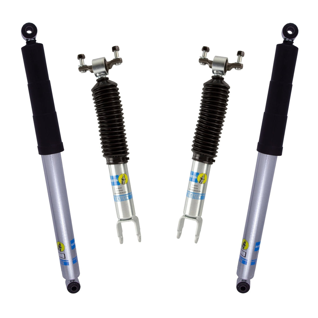 Bilstein Set of Front and Rear B8 5100 Series Shocks Compatible with 2011-2025 Silverado / Sierra 2500 / 3500 HD with 1.5 Front & 0-1 Rear Lift