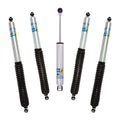 Bilstein Set of Front and Rear B8 5100 Series Shocks with Steering Stabilizer Compatible with 2020-2025 Wrangler with 2-3 Rear Lift