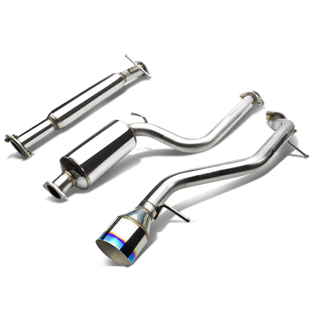 DNA Motoring For 00-04 Ford Focus ZX3 ZX5 Cat-Back Exhaust Muffler w/4.5 Titanium Style Tip