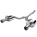 DNA Motoring 4 Burnt Muffler Tip Racing Catback Exhaust For 2009-2015 Nissan Maxima 3.5L V6