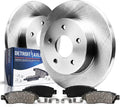 Detroit Axle - Rear Brake Kit for 2013-2016 Lincoln MKZ Ford Fusion, Disc Brake Rotors Ceramic Brake Pads 2014 2015: 11.89 Rotors