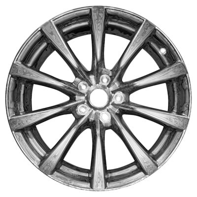 KAI 19 X 9 Reconditioned OEM Aluminum Alloy Wheel, Light Pvd Chrome, Fits 2008-2010 Infiniti G37 Coupe