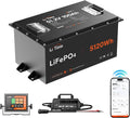 LiTime 48V Lithium Golf Cart Battery Kit, Up to 5.12KW Output, CAN&RS485 Communication, Bluetooth 5.0, 4000+ Cycles, IP65 Waterproof, Perfect for Golf Carts,Home