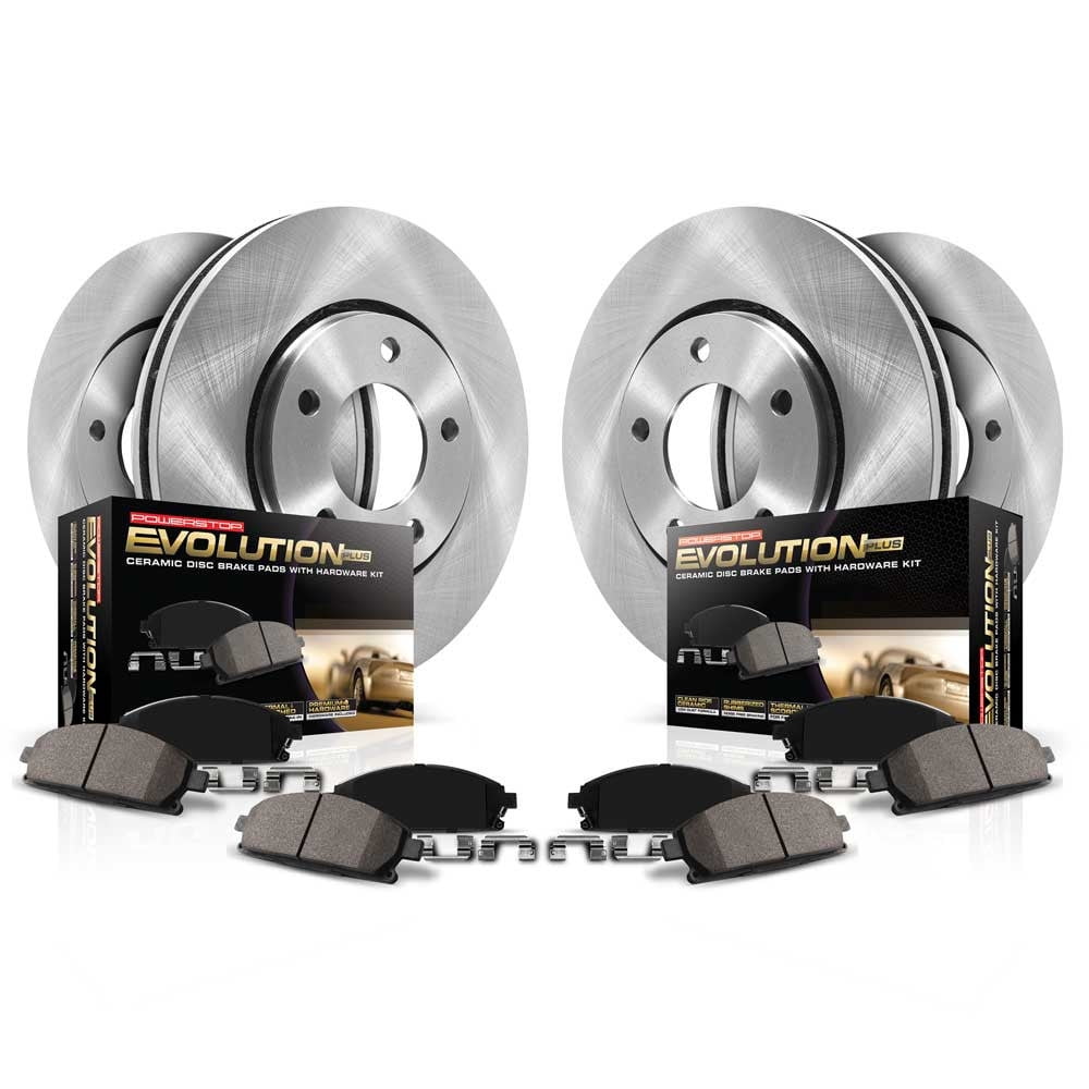 PowerStop Front and Rear Stock Replacement Brake Pad and Rotor Kit Fits: LEXUS Select Models KOE7606