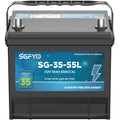 SGFYO Group Size 35 Car Battery,12V 55Ah 650CCA 88RC,AGM Maintenance Free Start Stop Automotive Replacement Battery
