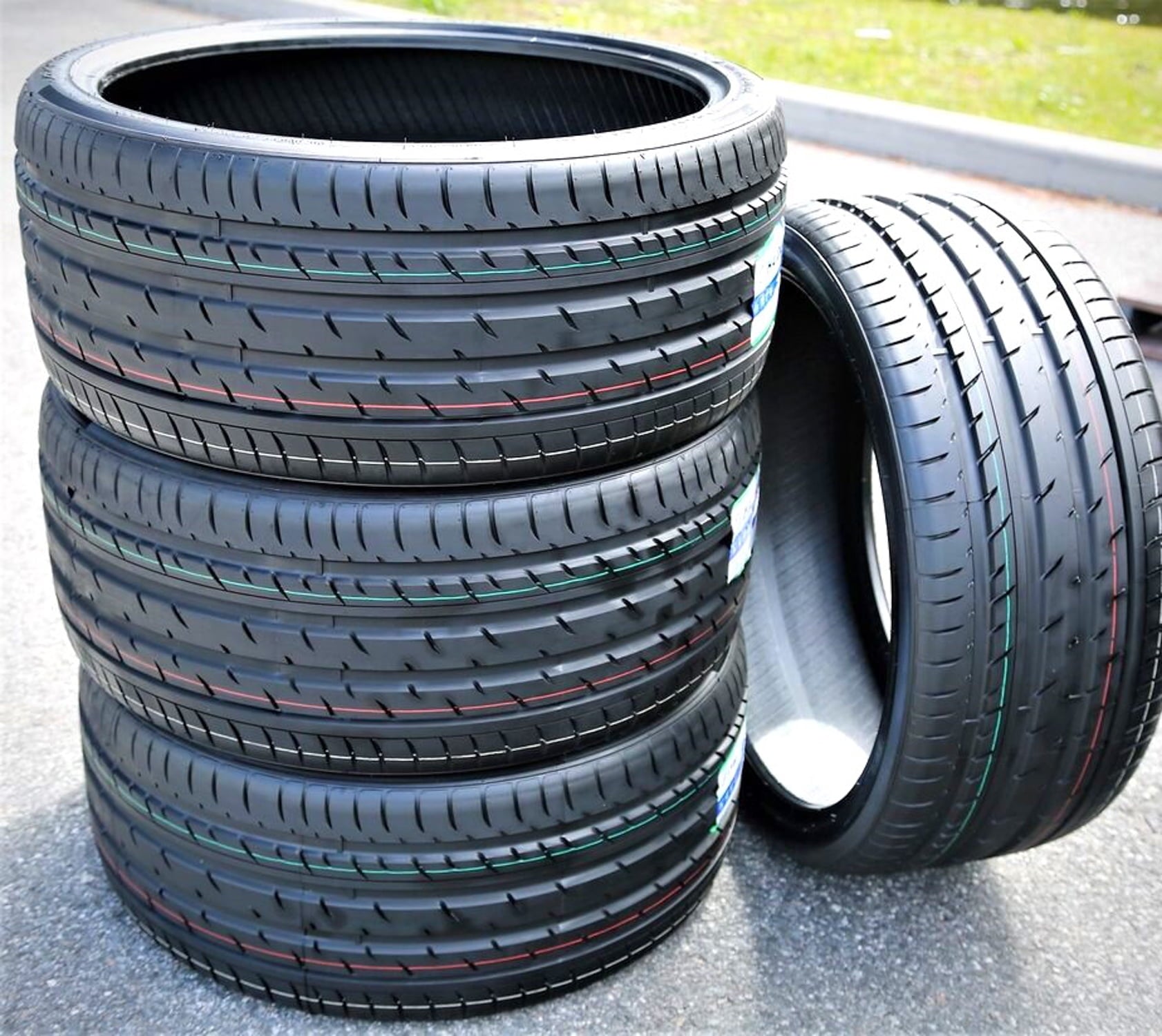 Set of 4 (FOUR) Haida LECP HD927 265/45R21 ZR 104W High Performance Tires Fits: 2021-22 Volkswagen Atlas Execline, 2019-23 Chevrolet Blazer True North