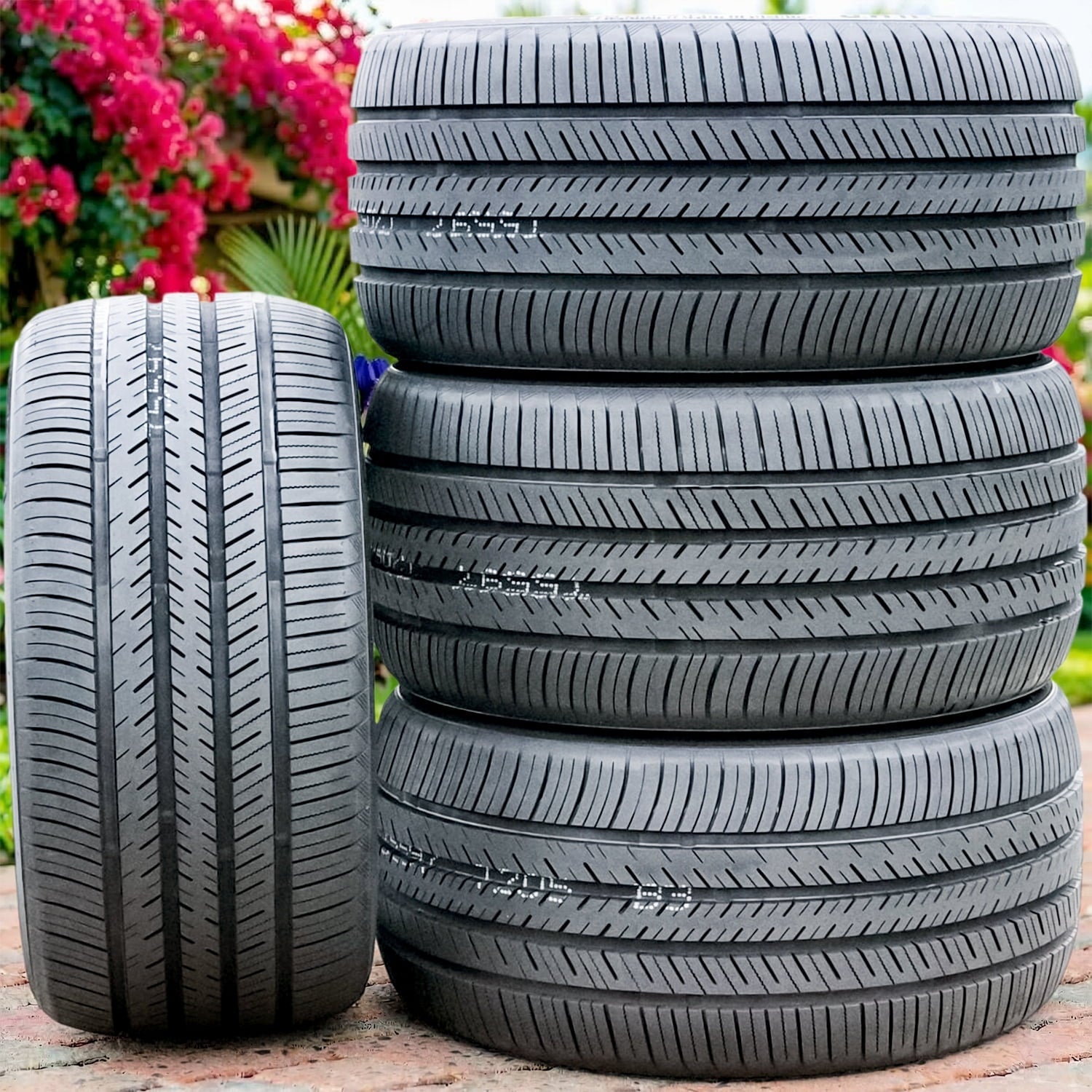 Set of 4 (FOUR) Atlas Force UHP A/S 225/45R19 96Y XL High Performance All Season Tires Fits: 2014-17 Mazda 6 Grand Touring, 2011-13 INFINITI G37 IPL