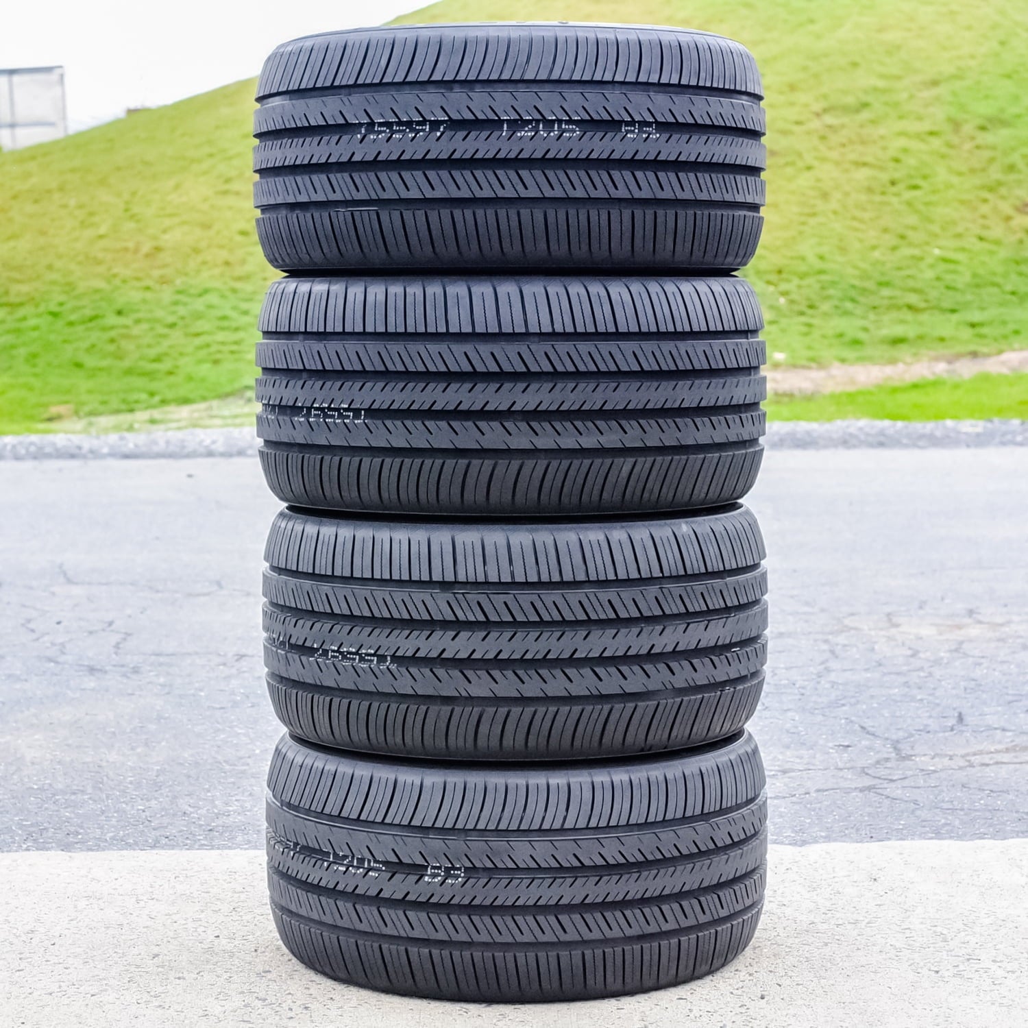 Set of 4 (FOUR) Atlas Force UHP A/S 225/45R19 96Y XL High Performance All Season Tires Fits: 2014-17 Mazda 6 Grand Touring, 2011-13 INFINITI G37 IPL