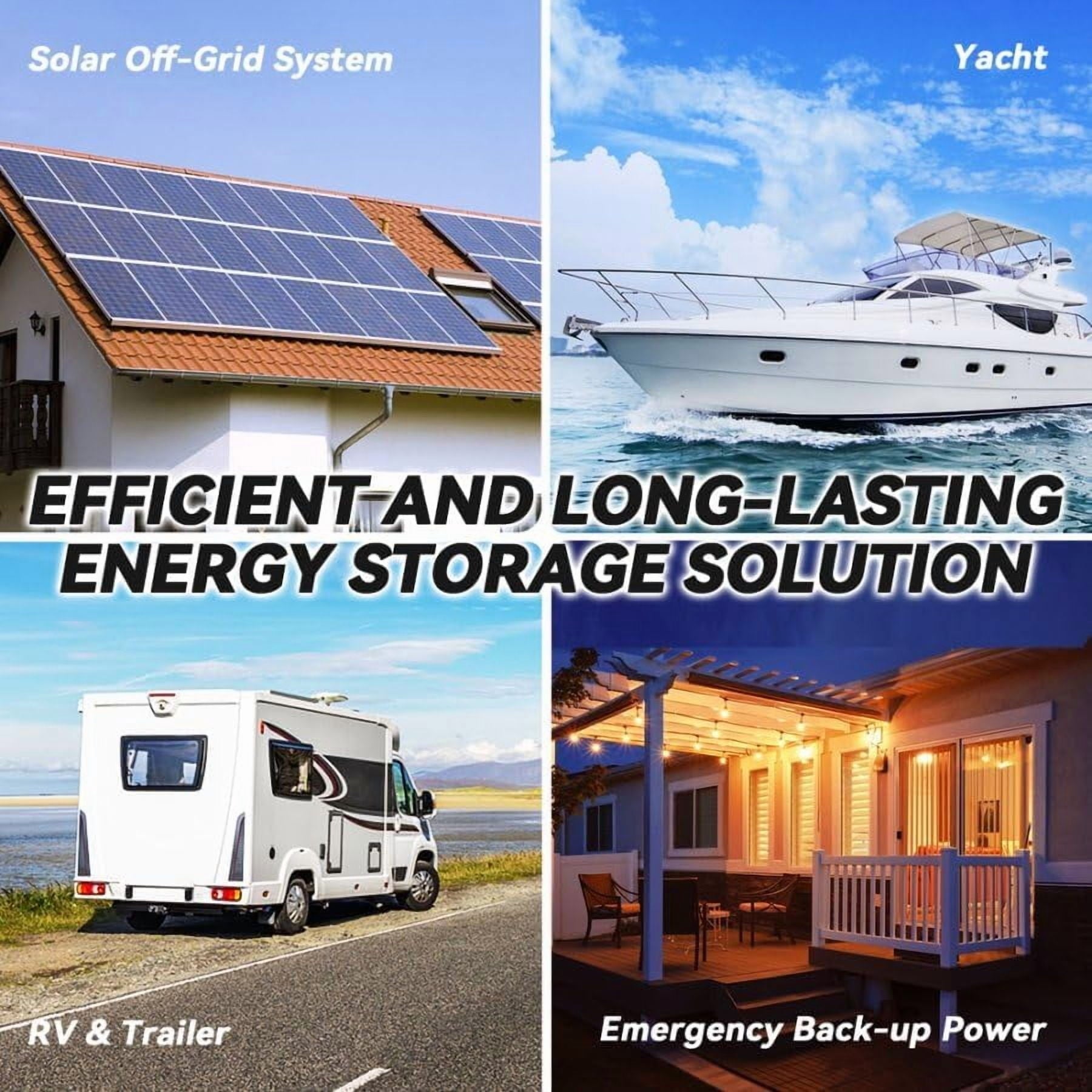 ‎GreenOE 12V 100Ah LiFePO4 Battery Group 31 with Built-in 100A BMS, 15000 Deep Cycles Rechargeable Lithium Battery Prefect for Solar System, Rvs, Marine, Vans, Trailer,Trolling Motor, Backup, 1 Pack