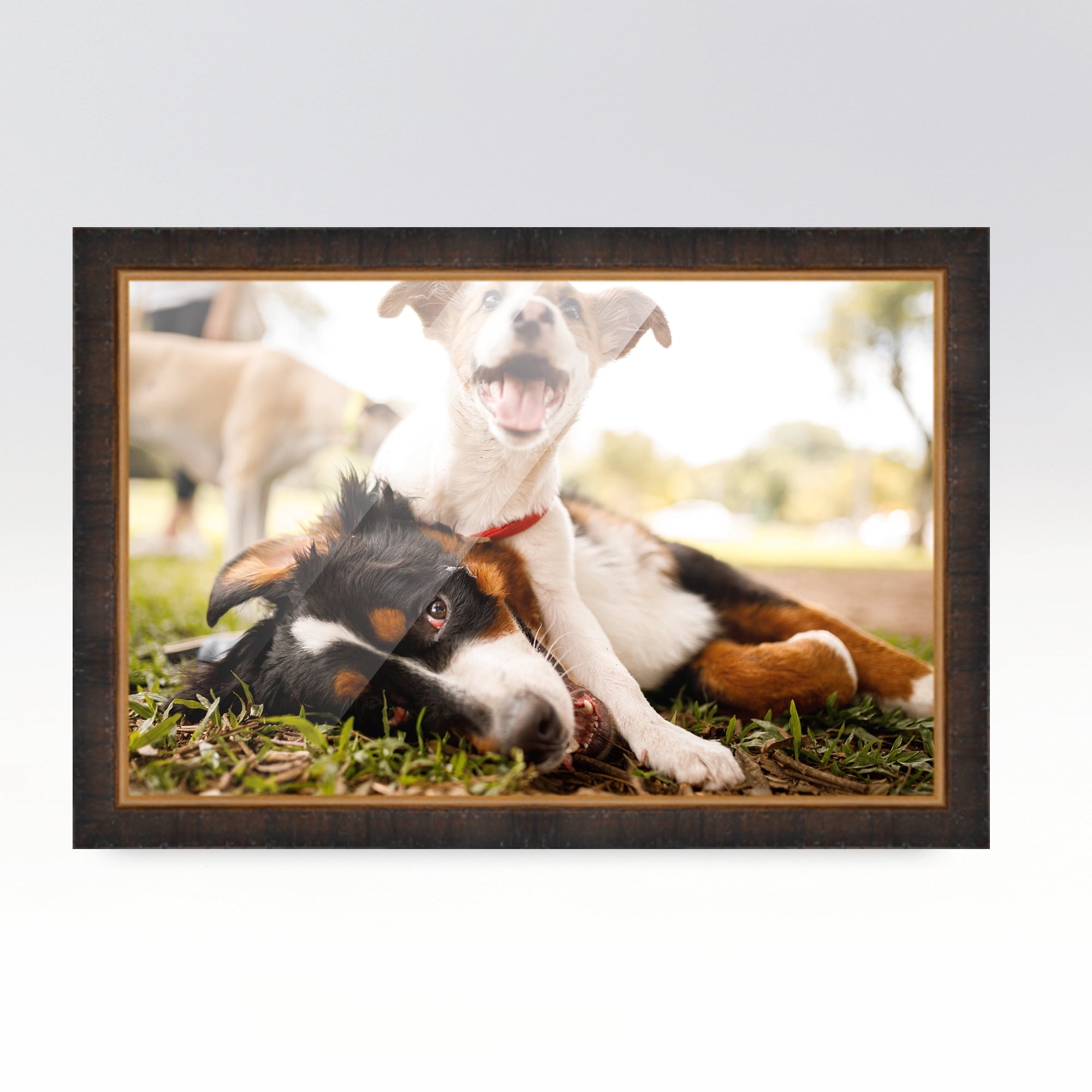 40x28 Bronze Brown Real Wood Picture Frame Width 1.25 inches | Interior Frame Depth 0.75 inches |