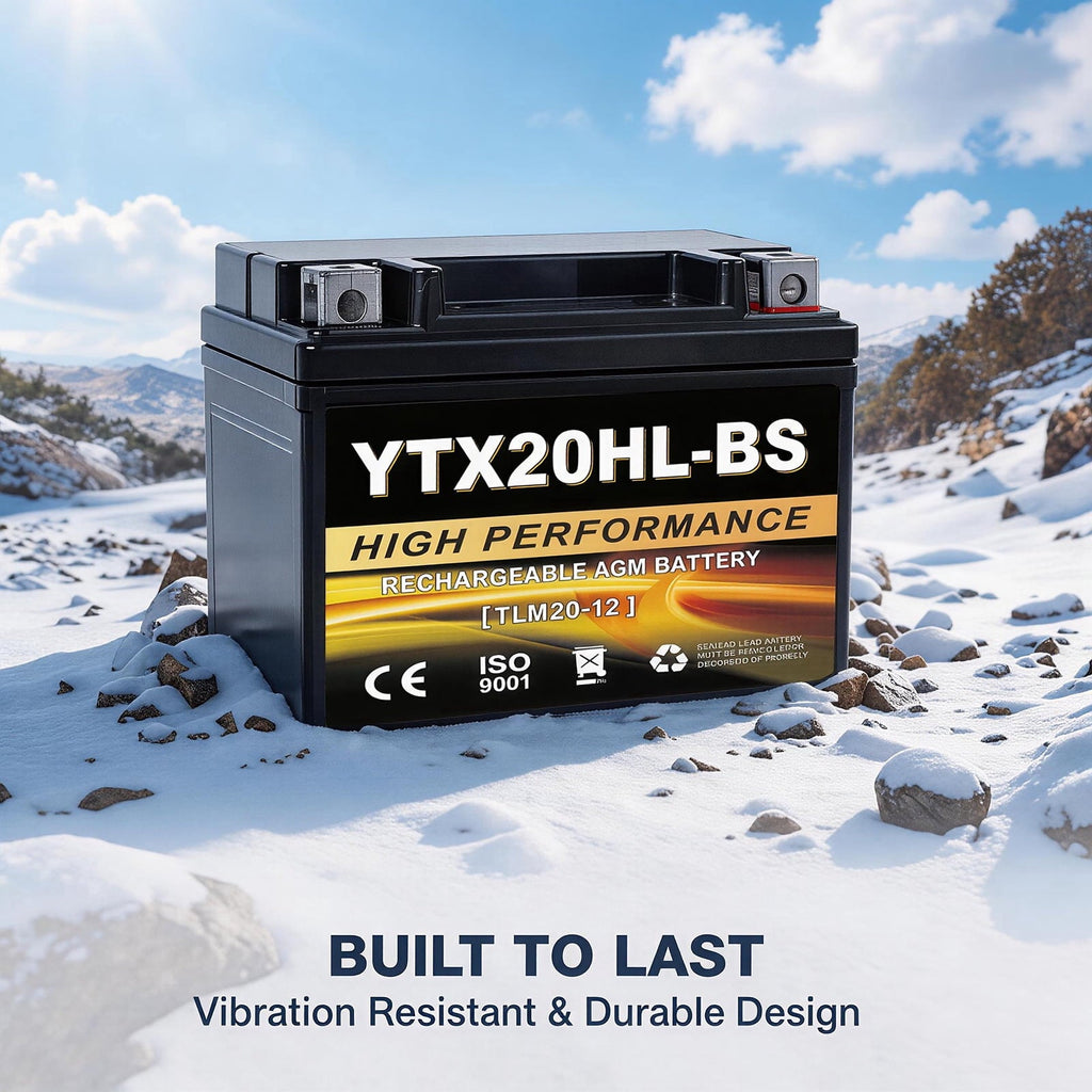 Anlibatt YTX14-BS Motorcycle Battery 12V 12Ah 200CCA Rechargeable Sealed Batteries Powersport Replacement for ATV, Scooter, Jet ski, Dirt Bike
