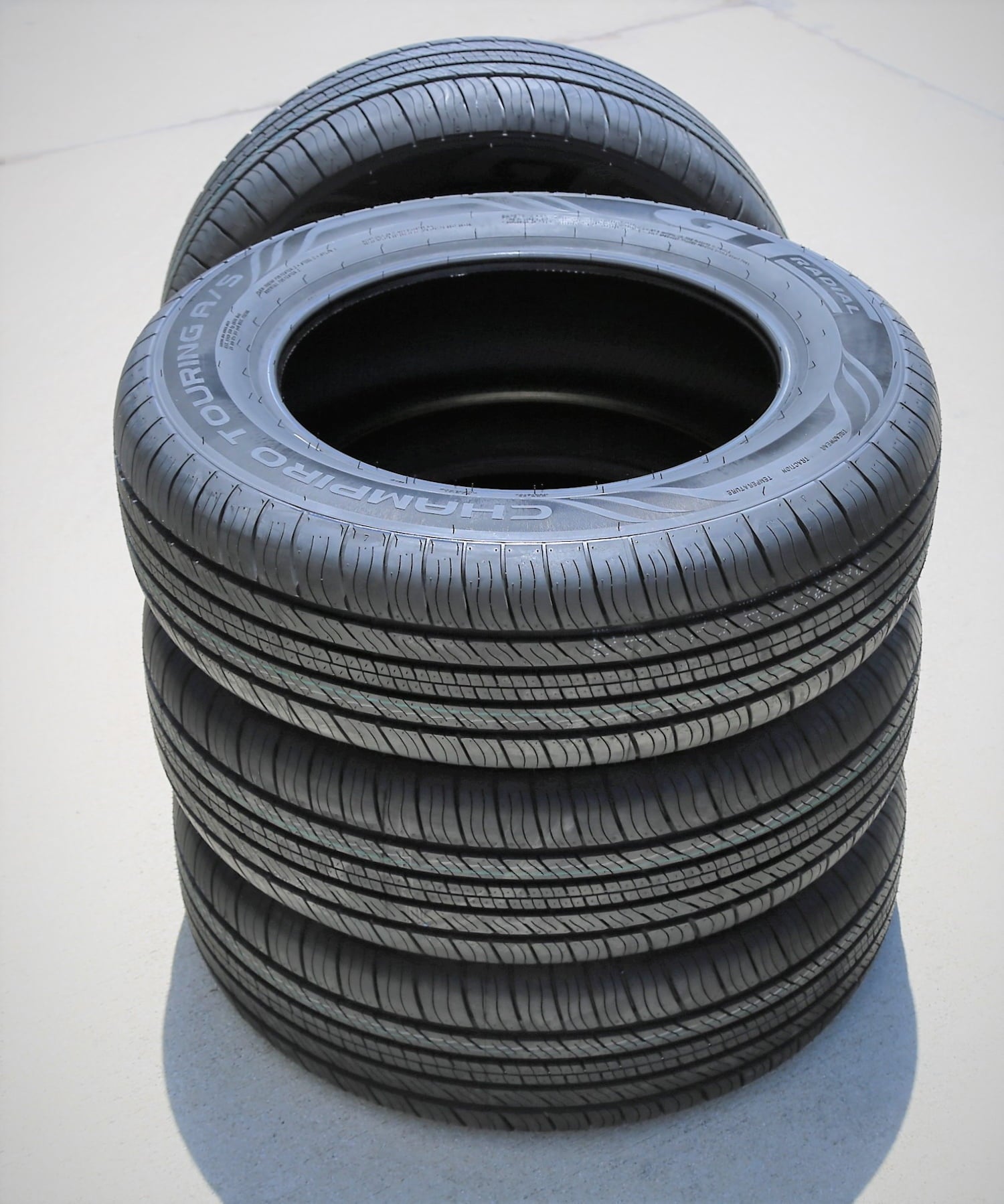 Set of 4 (FOUR) GT Radial Champiro Touring A/S 205/65R16 95H All Season Tires Fits: 2016-21 Chevrolet Malibu L, 2013-17 Honda Accord LX