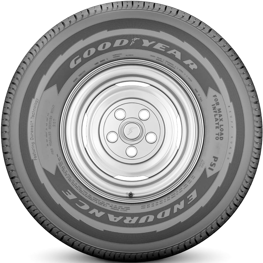 Set of 4 Goodyear Endurance Semi-Steel ST215/75R14 215/75R14 108/103N D 8 Ply Trailer Tires