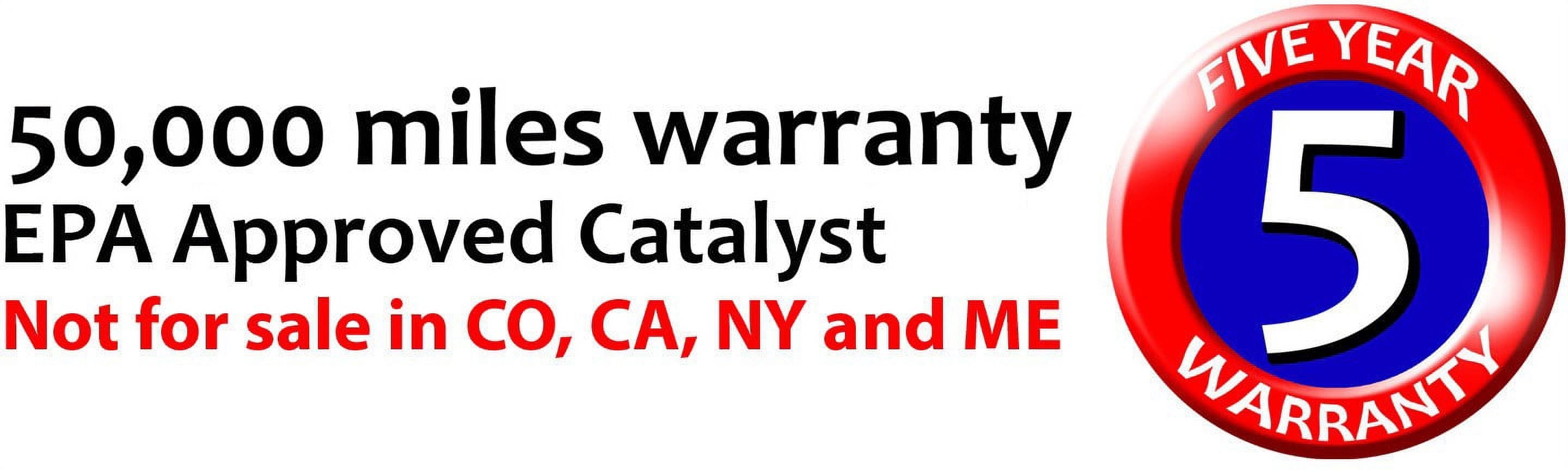 Garage-Pro Front, Firewall and Radiator Side 2-PC Direct-Fit Catalytic Converter Kit Replacement for Ford Explorer, Taurus 2013-2019, Edge 2015-2018 3.5L Firewall Side 46-State Legal