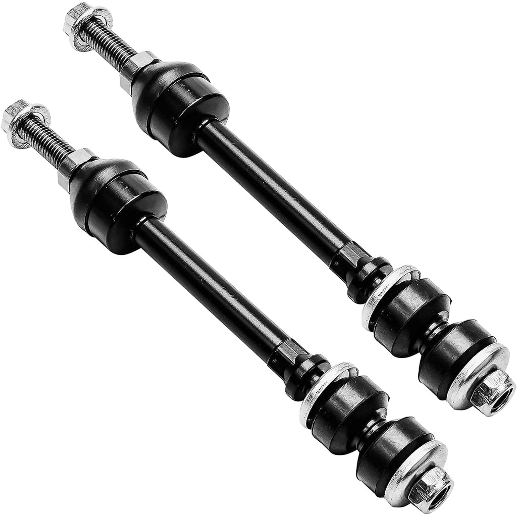 Detroit Axle - Front End 12pc Suspension Kit for Dodge Dakota 2005-2010 Mitsubishi Raider 2006-2009, 2 Upper Control Arms 2 Lower Ball Joints Inner Outer 4 Tie Rods 2 Boots 2 Sway Bars Replacement