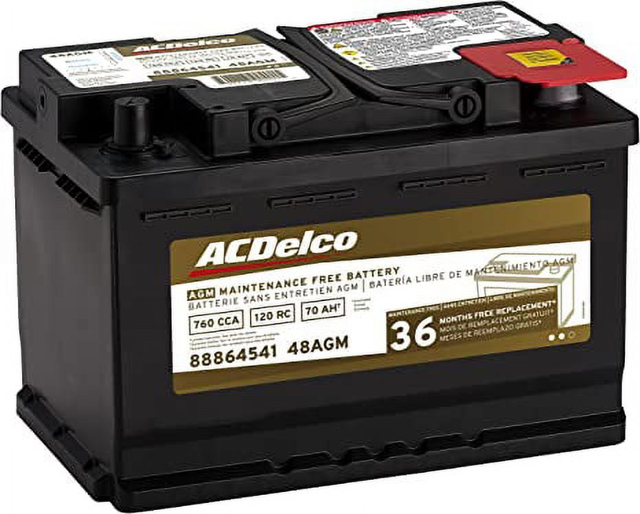 ACDelco 48AGM Automotive Battery with 36 Month Warranty and 760 CCA