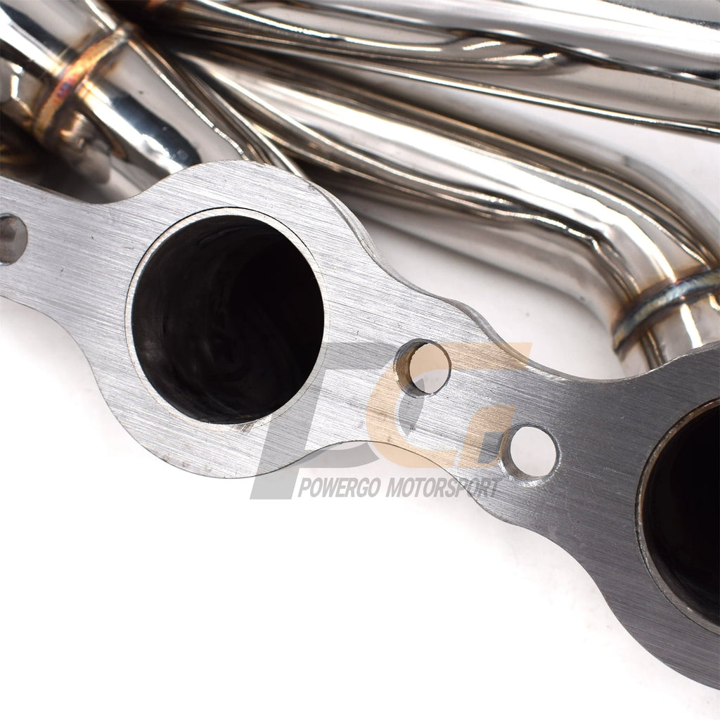 Exhaust Headers 1-3/4 in. Stainless Steel Polished Finish for 2003-2006 Silverado Sierra Suburban 1500 1500HD 2500 2500HD 6.0L V8
