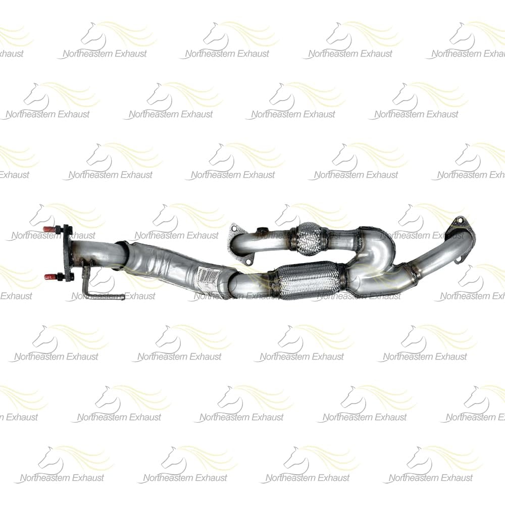 Northeastern Exhaust Front Flex Y-Pipe Fits 2007-2009 Hyundai Entourage 3.8L - Direct Fit | Stainless Steel