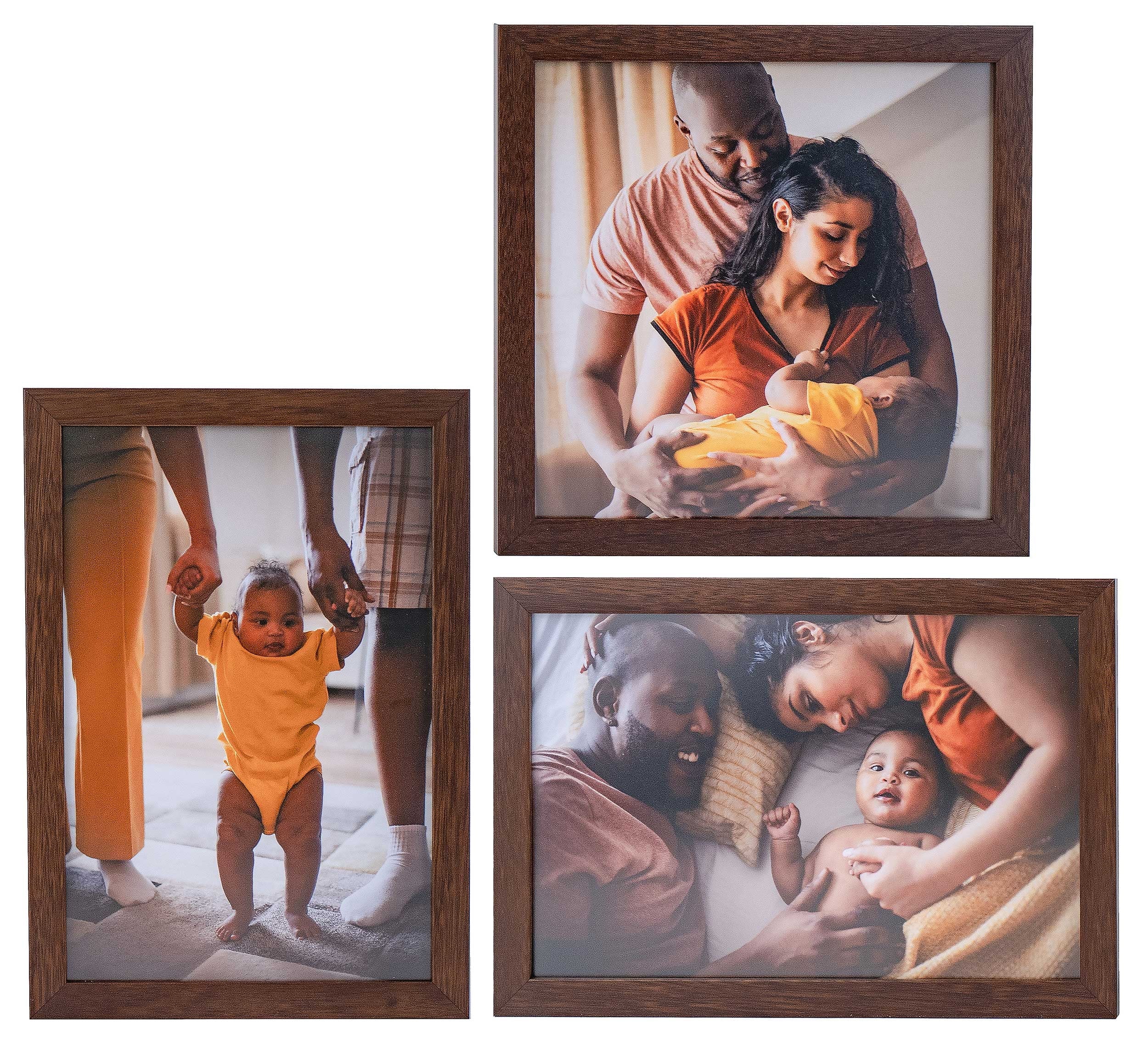 40x28 Bronze Brown Real Wood Picture Frame Width 1.25 inches | Interior Frame Depth 0.75 inches |