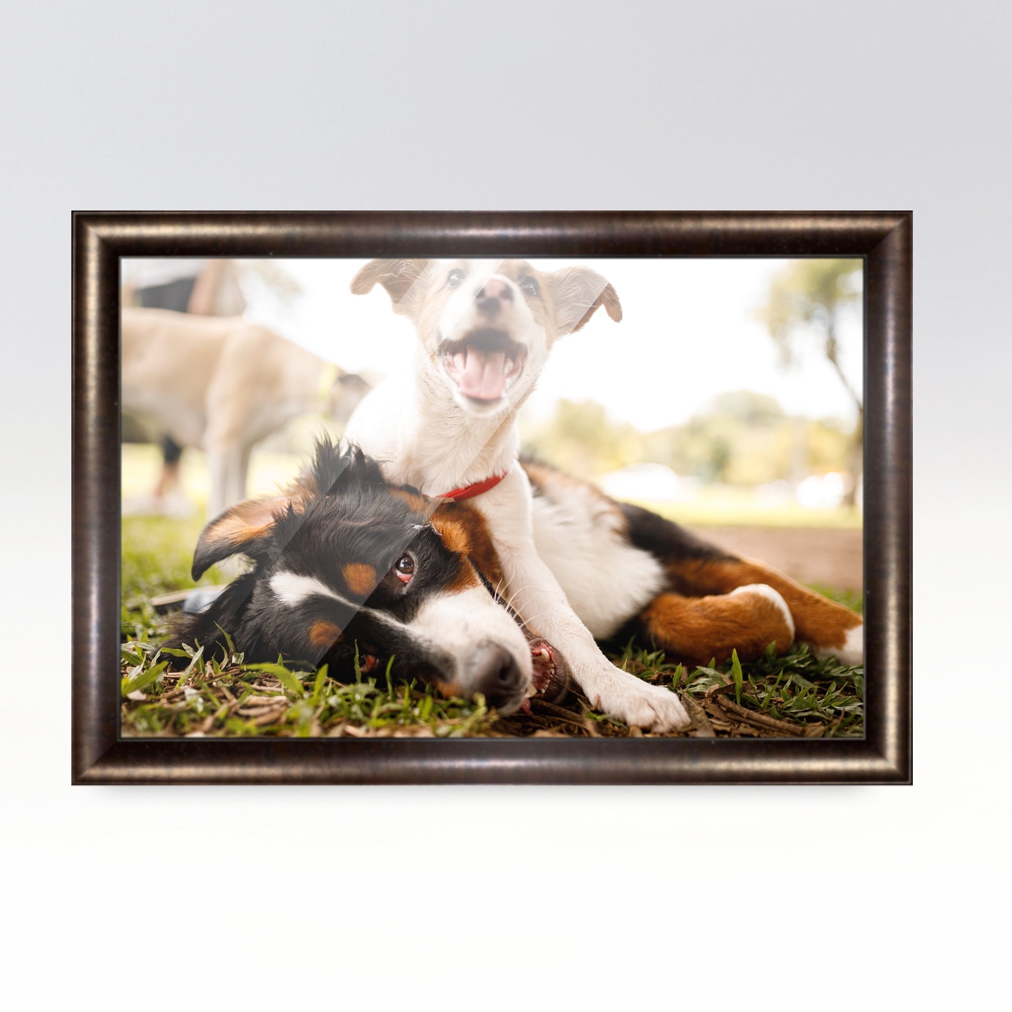 40x28 Bronze Brown Real Wood Picture Frame Width 1.25 inches | Interior Frame Depth 0.75 inches |