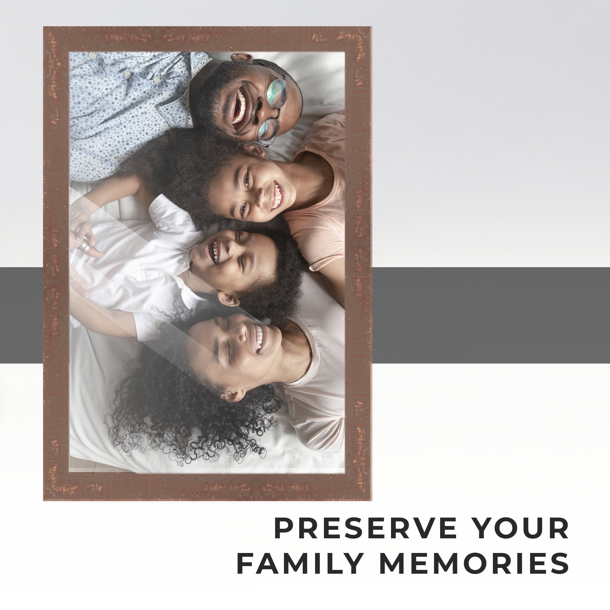 40x28 Bronze Brown Real Wood Picture Frame Width 1.25 inches | Interior Frame Depth 0.75 inches |