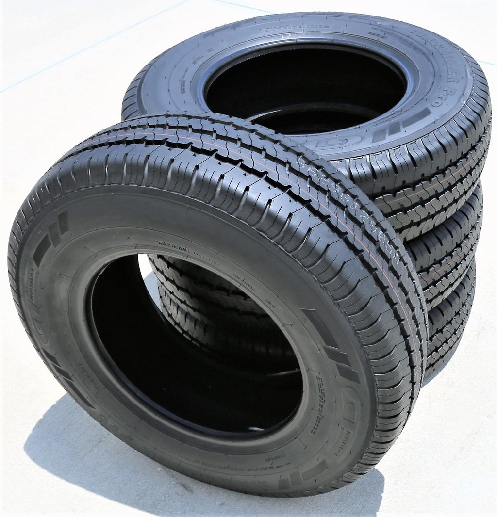 Set of 4 GT Radial Maxmiler Pro 235/65R16 121/119R E 10 Ply Van Commercial Tires