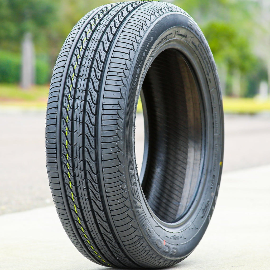 Set of 4 (FOUR) Accelera Eco Plush 185/60R15 84H A/S All Season Tires Fits: 2011-19 Ford Fiesta SE, 2001-02 Dodge Neon ACR