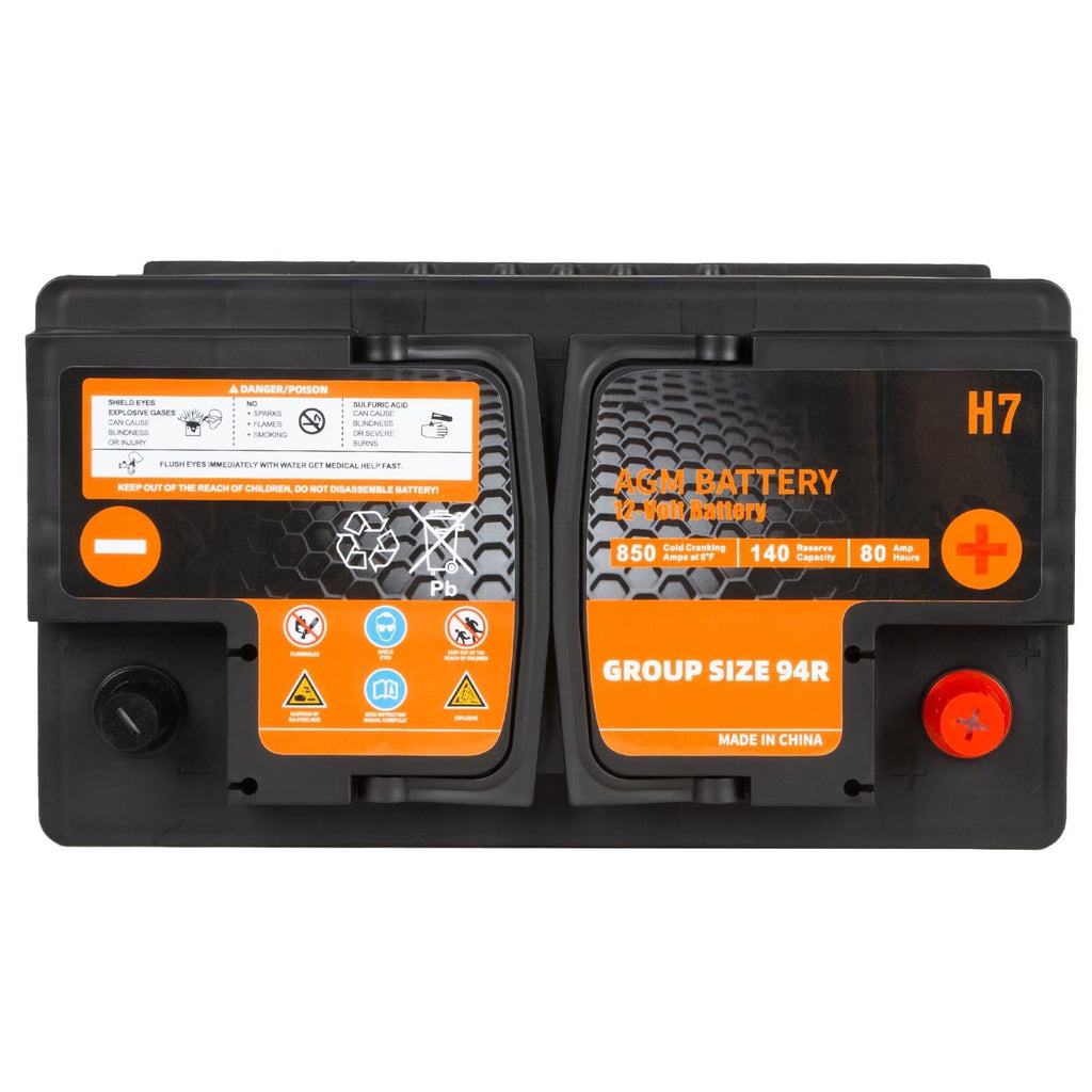 Anlibatt BCI Group 49 Battery, AGM 12 Volt Rechargeable Automotive Batteries for Car, H8 900CCA 95Ah 160RC Maintenance Free