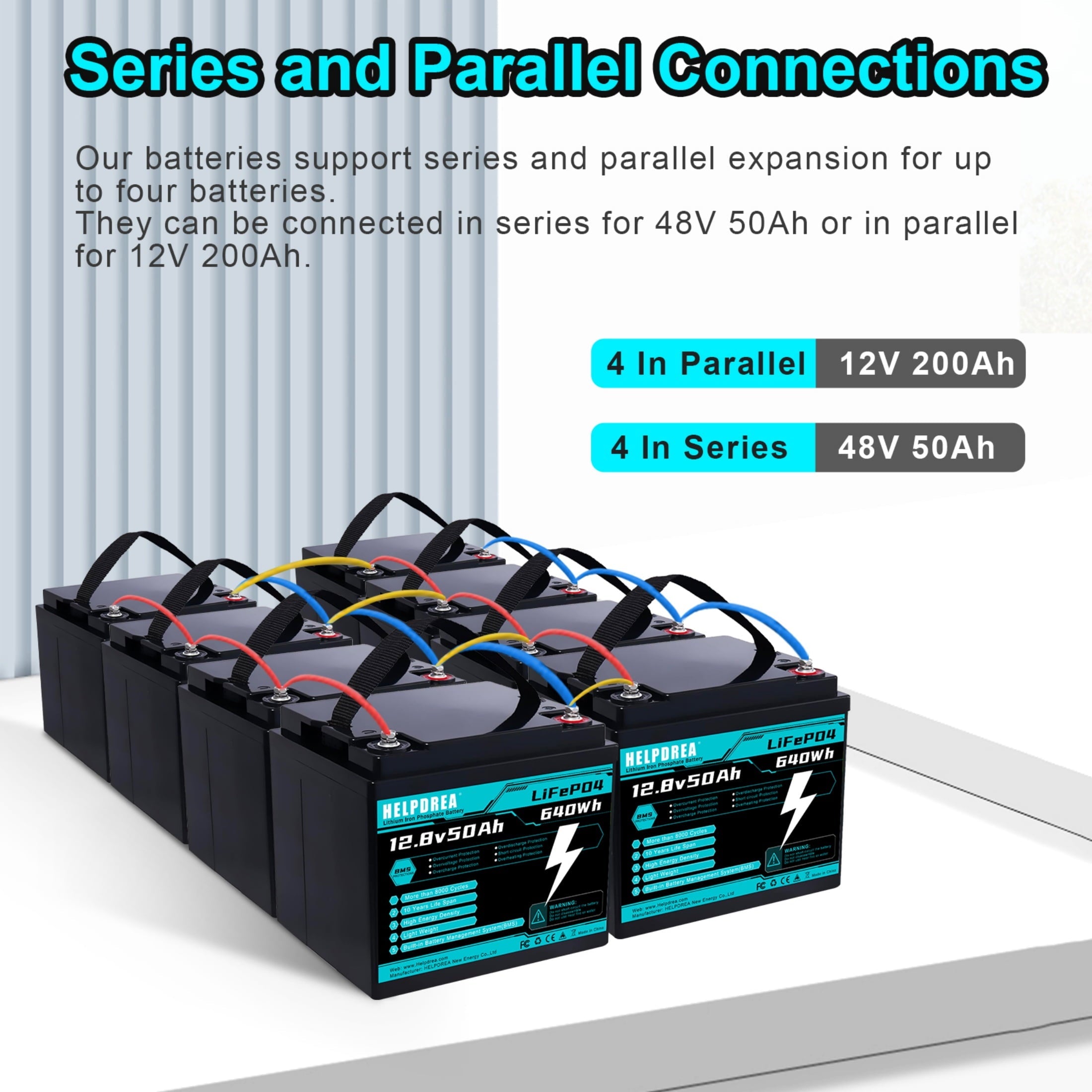 12v 50ah Lithium Iron Phosphate Battery 12v LiFePO4 Battery for Home Back-up Boat