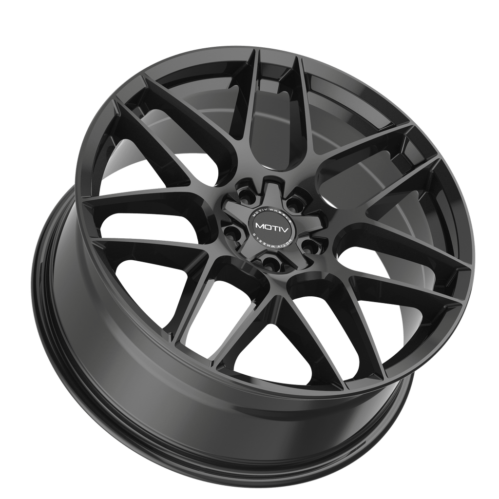 Motiv 435B FOIL 435B-8805742 18X8 5X4.50 / 5X120 (+42) MTV 435B Foil (HB 74.1) Gloss Black Cast Aluminum